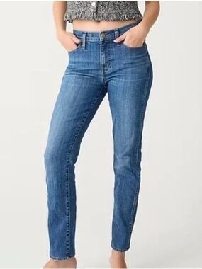 J. Crew | 484 Slim Straight Indigo Blue Jeans
